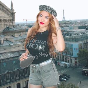 Dior: Beret Leopard Mitzah Collection Limited Edition Beret in Grey